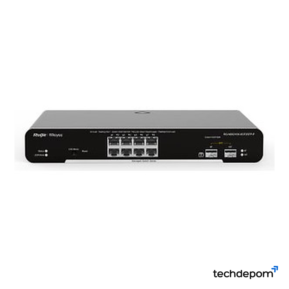 Reyee RG-NBS3100-8GT2SFP-P-V2 8 Portlu, 10/100/1000 Gigabit, L2 Yönetilebilir Switch, 2 SFP, 8 Port PoE+ (125W)