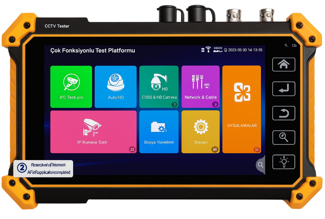DATAFORCE V58-S CCTV-IP-FİBER TEST CİHAZI + KABLO BULUCU