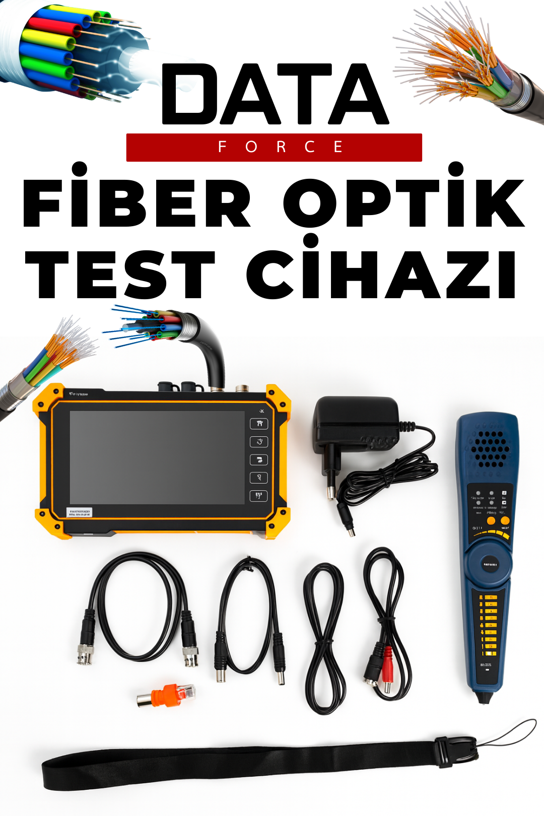 DATAFORCE V58-S CCTV-IP-FİBER TEST CİHAZI + KABLO BULUCU - Ürün küçük görseli 2